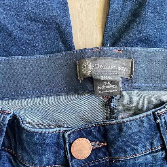 Democracy Indigo Wide Leg Jeans - Picture 3 of 6